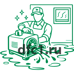 Сушка и уборка после потопа в Нижнекамске